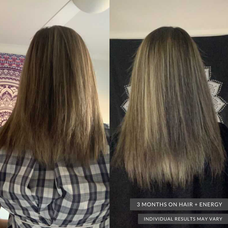 Hair + Energy Formula - 90 Capsules