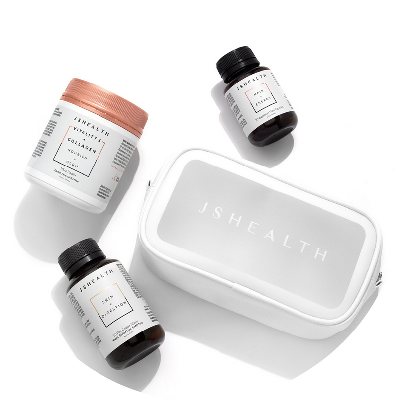 Limited Edition VEGAN Hair + Collagen Boost Bundle + Free Travel Bag