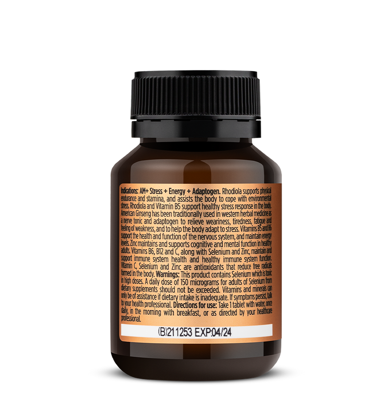 AM+ Energy Formula - 30 Tablets