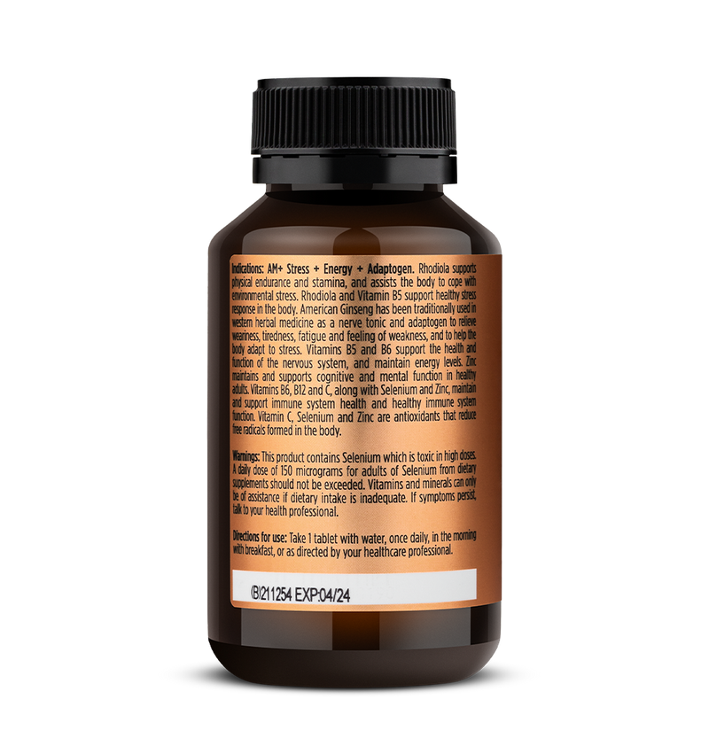 AM+ Energy Formula - 60 Tablets