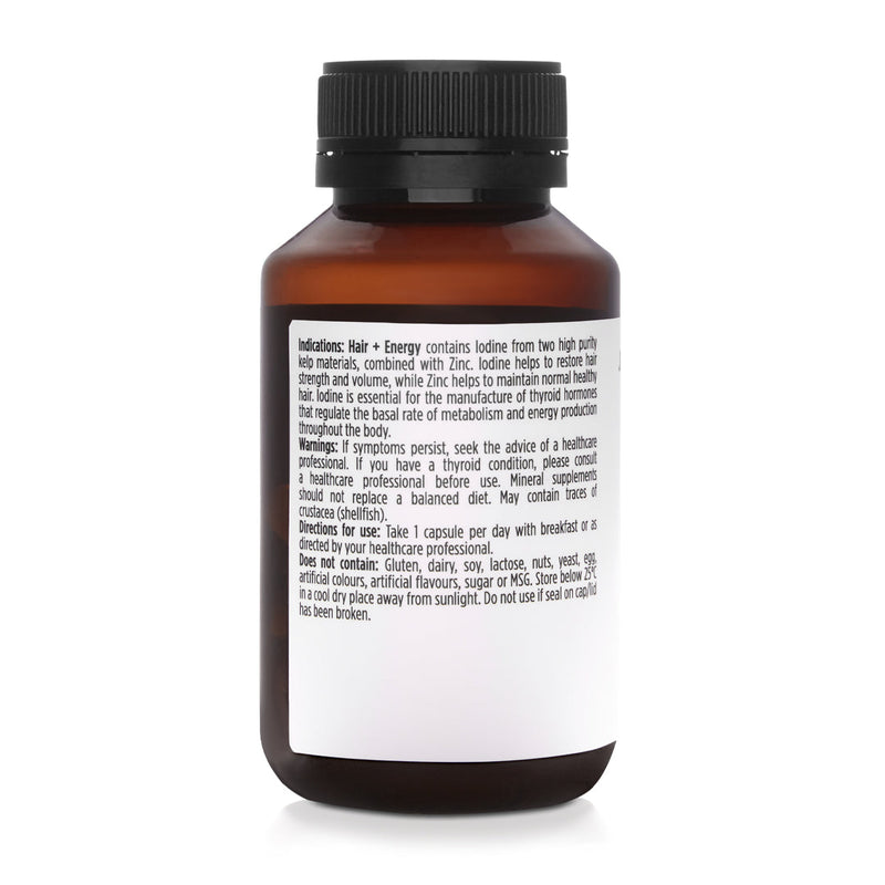 Hair + Energy Formula - 60 Capsules - 3 Month