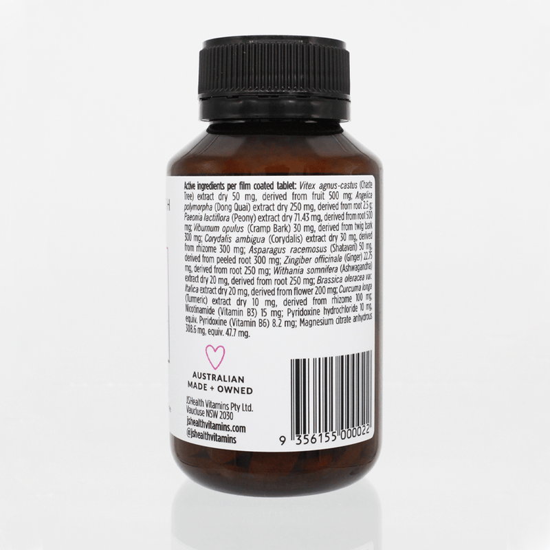 Hormone + PMS Support Formula - 60 Tablets - JSHealth Vitamins Aus