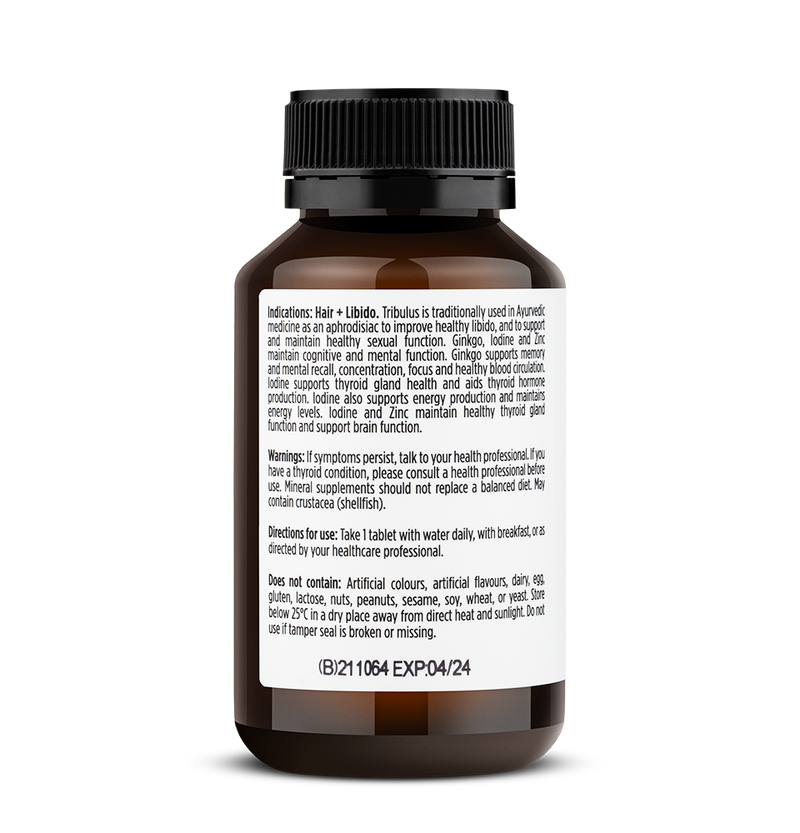 Hair + Libido Formula - 60 Tablets