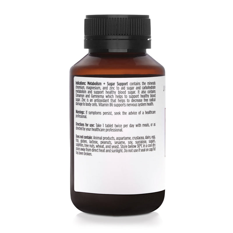 Metabolism + Sugar Support Formula - 60 Tablets