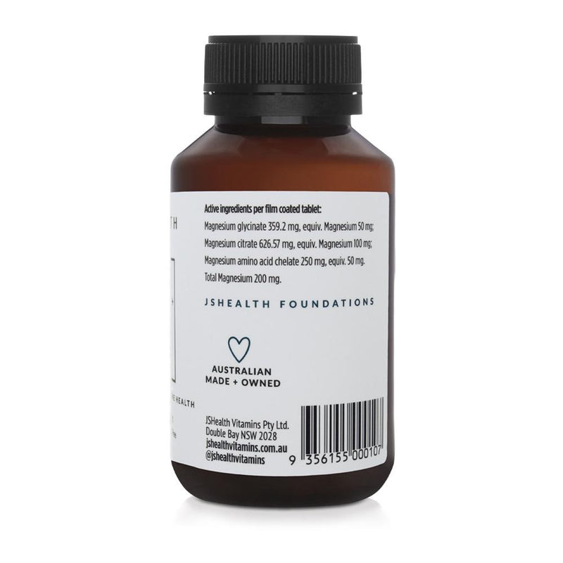 Magnesium - 60 Tablets - JSHealth Vitamins Aus