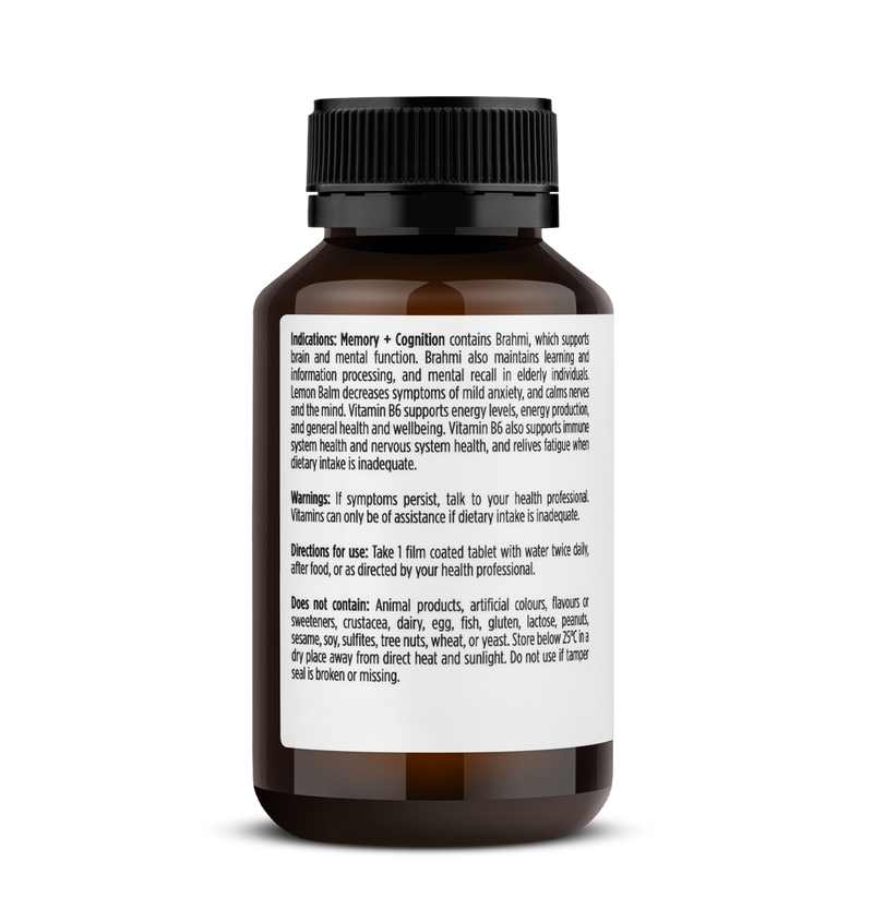 Memory + Cognition Formula - 60 Tablets
